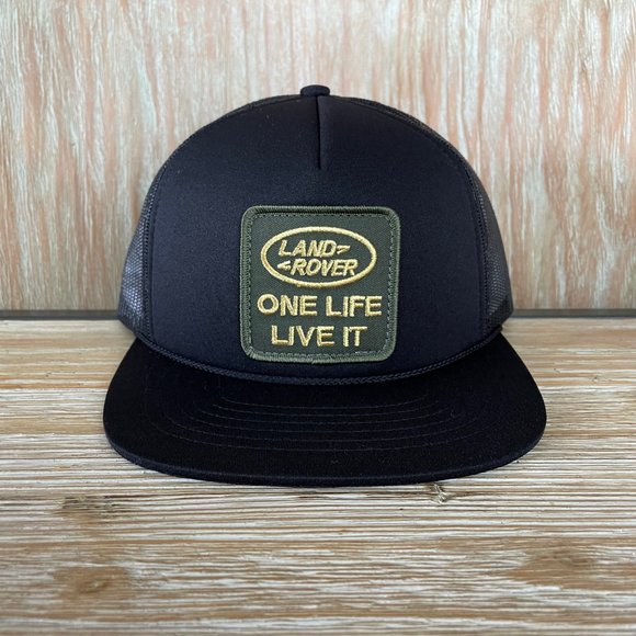 Land Rover Vintage Patch Hat - Richardson 113 Foam Trucker Cap, One Life Live It - Picture 5 of 7